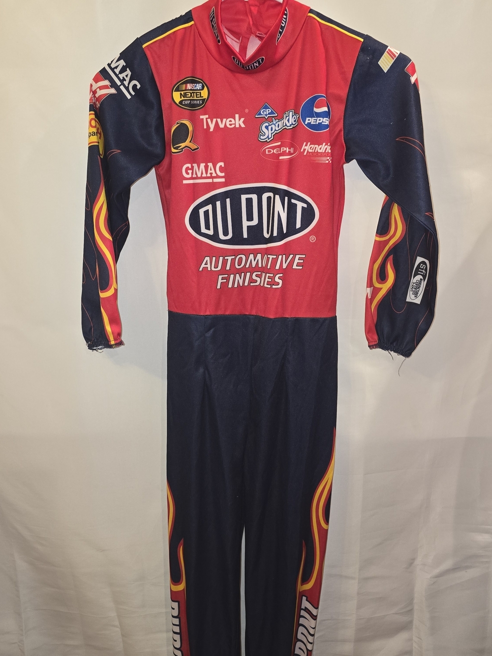 DuPont Racing Coverall Jumpsuit in Red and Black